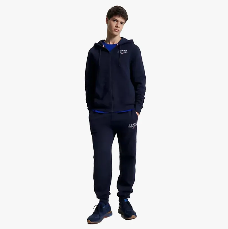 Tommy Hilfiger TH ORIGINAL Mens Diamond Quilted Lounge Joggers Desert Sky sold by Shuperb