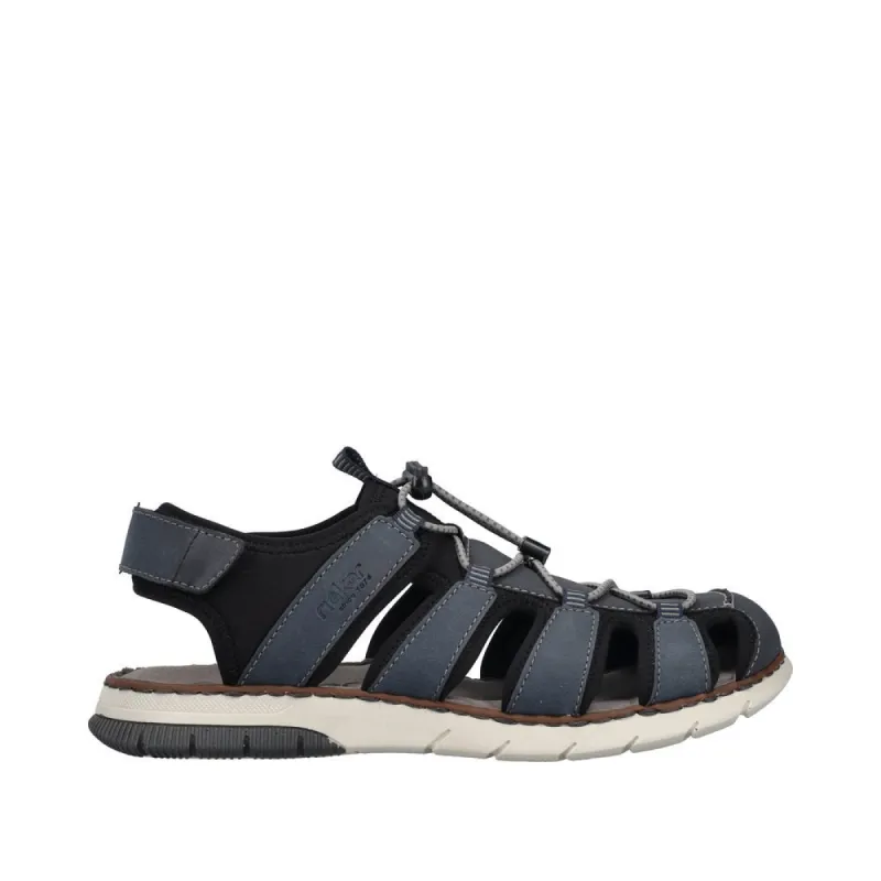 Rieker 25246-14 Mens Sandals Blue sold by Shuperb