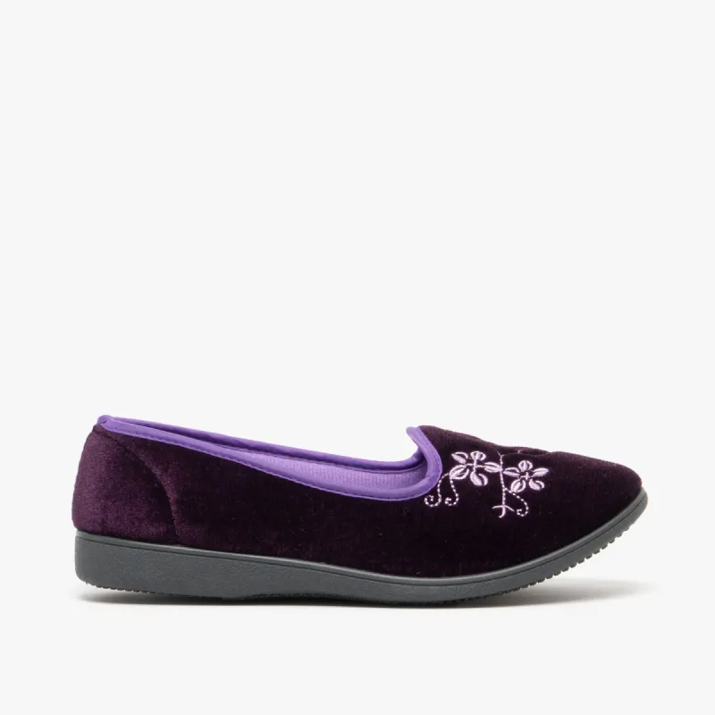 Zedzzz JENNY Womens Full Slippers Purple sold by Shuperb