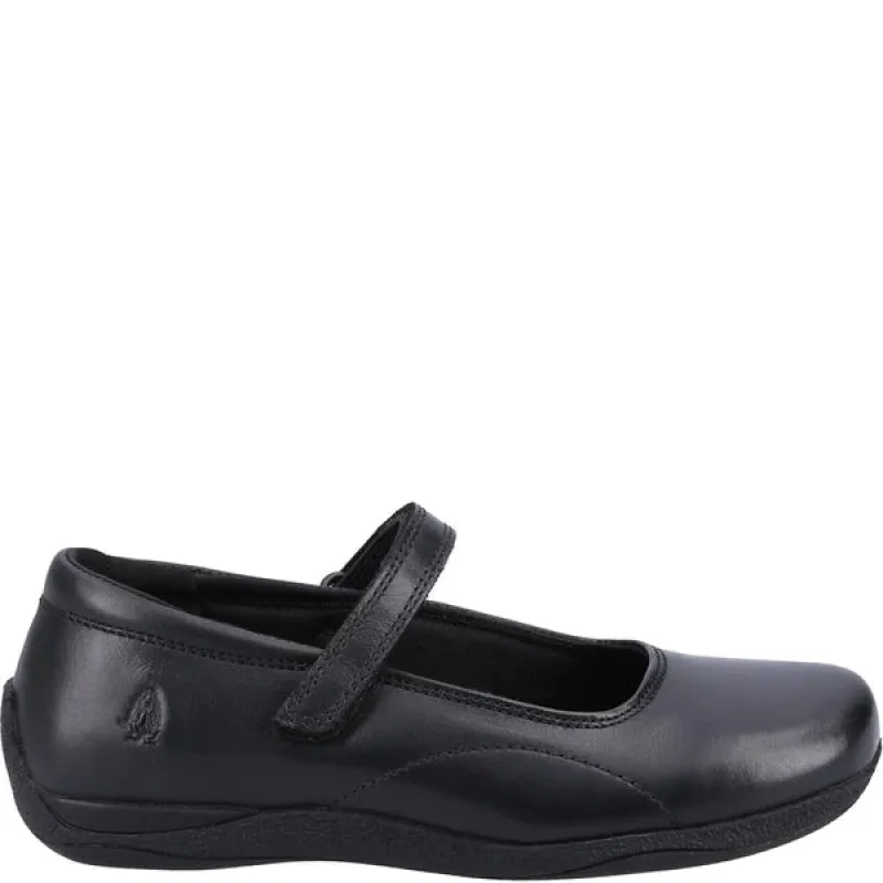 Hush Puppies ARIA Girls Leather School Shoes Black sold by Shuperb