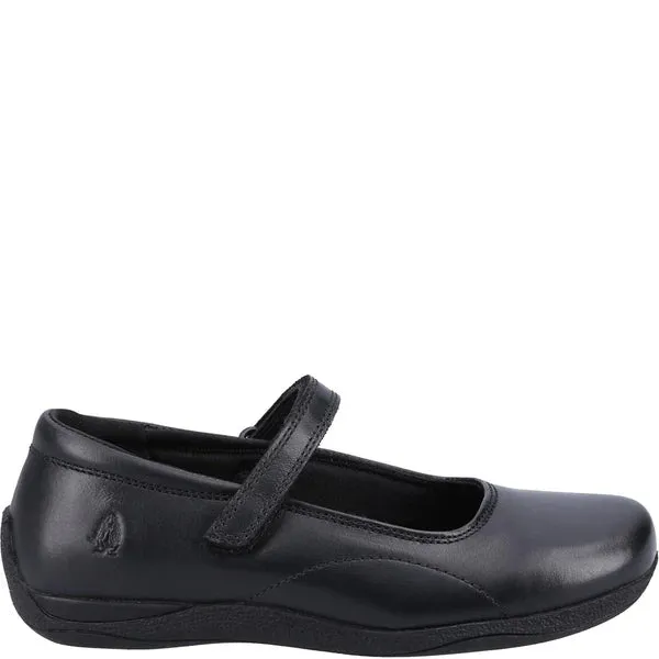Hush Puppies ARIA Girls Leather School Shoes Black sold by Shuperb