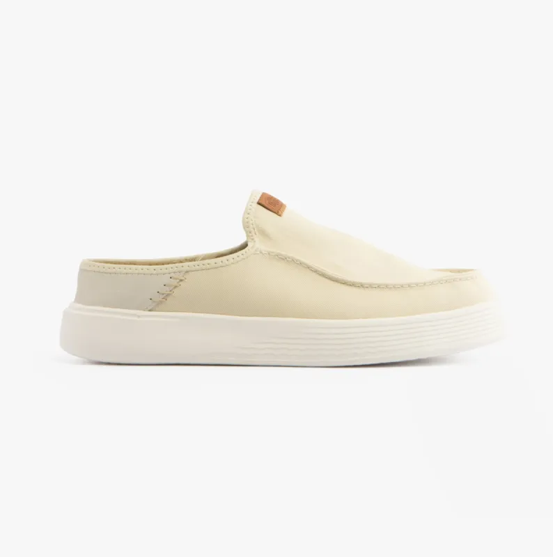 AUSTIN Mens Mules Off White made by Hey Dude