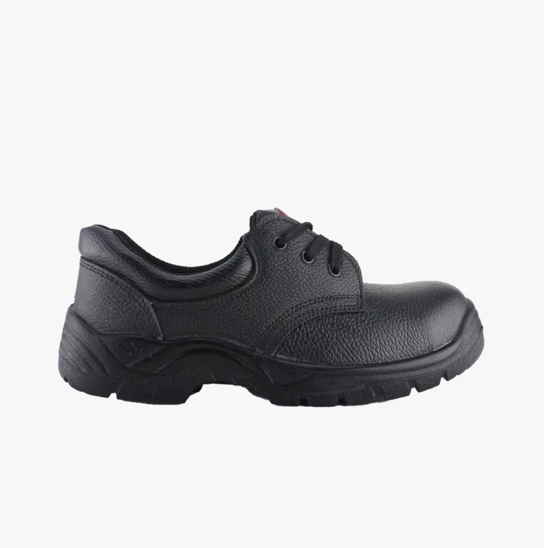 FS337-A Unisex Leather Safety Shoes Black sold by Shuperb