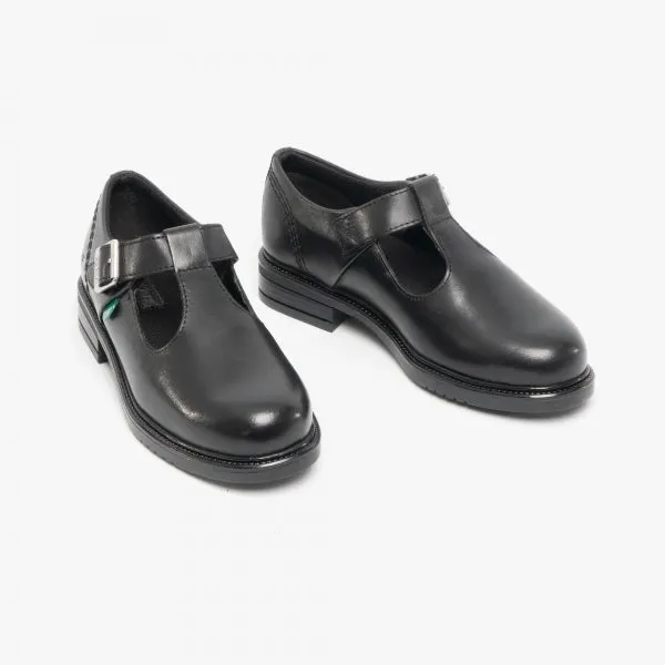 Kickers 114824 LACH Girls School Shoes Black sold by Shuperb
