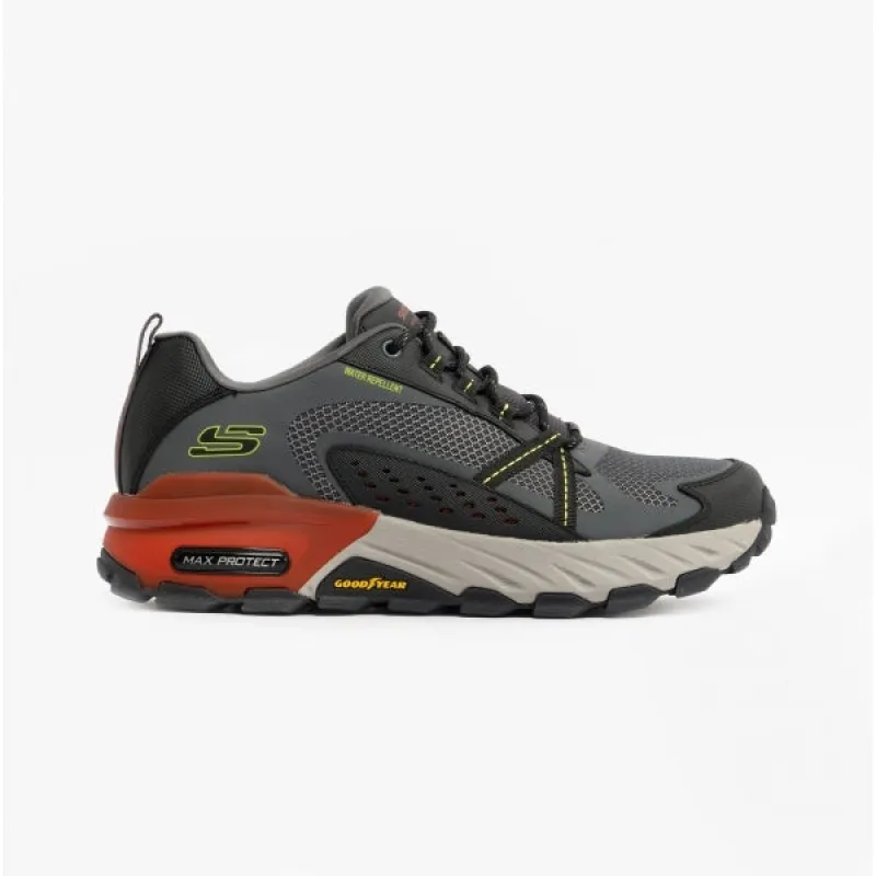 MAX PROTECT Mens Lace-Up Trainers Charcoal/Multi sold by Shuperb