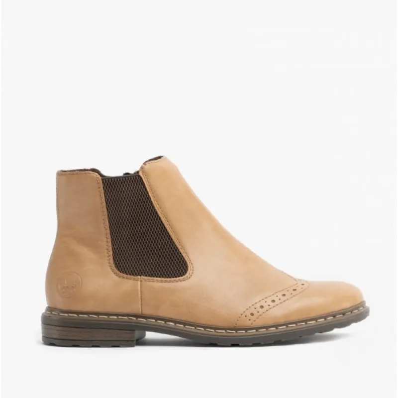 Rieker 71072-20 Womens Ankle Boots Brown sold by Shuperb