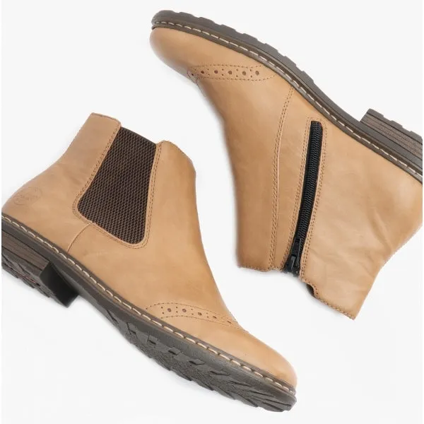 Rieker 71072-20 Womens Ankle Boots Brown sold by Shuperb product image thumbnail 3