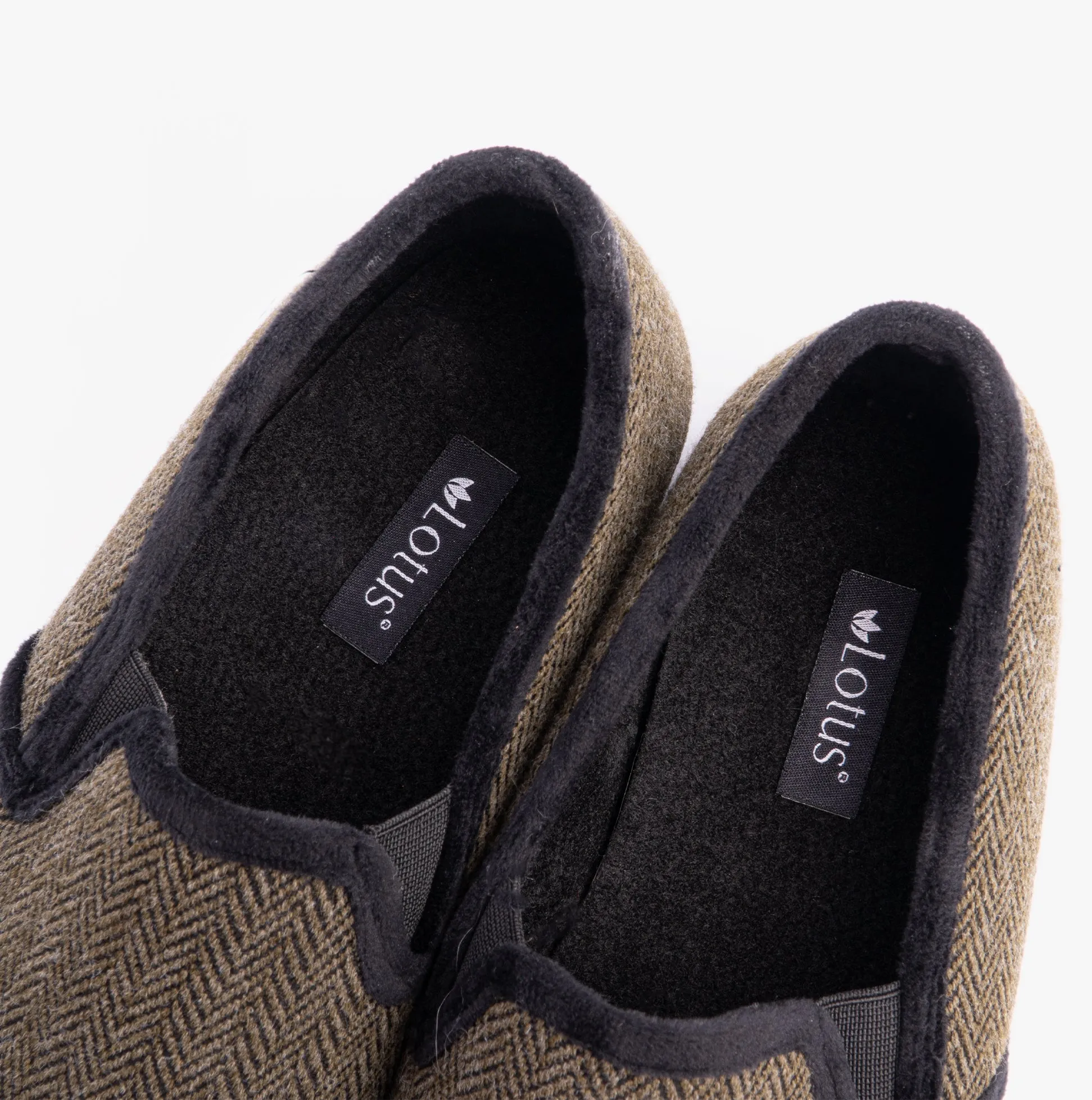 CLIVE Mens Full Slippers Khaki sold by Shuperb product image thumbnail 4