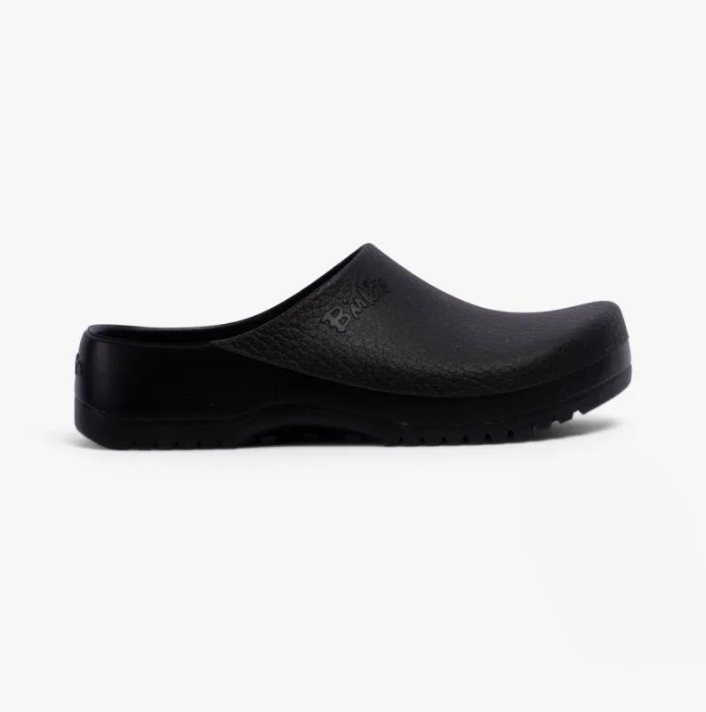 SUPER-BIRKI Fusion PU Unisex Adults Clogs Black sold by Shuperb