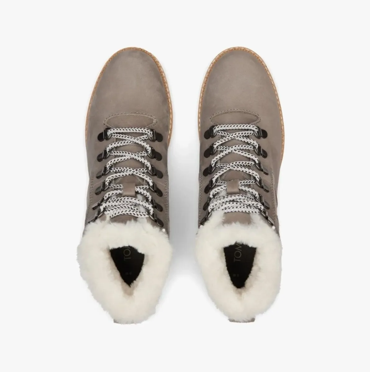 MOJAVE Ladies Suede Sawtooth Sole Boots Grey sold by Shuperb product image thumbnail 5