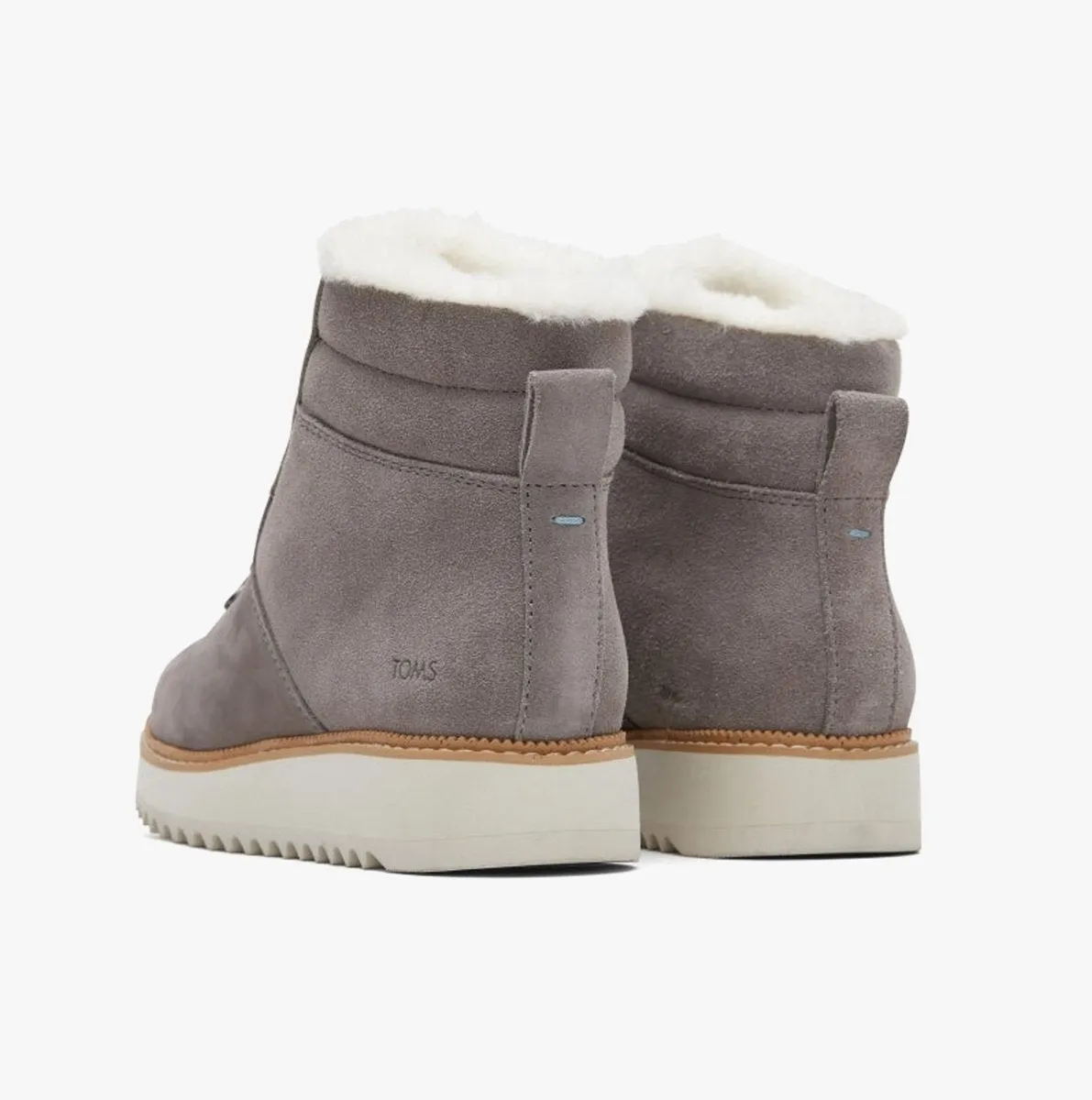 MOJAVE Ladies Suede Sawtooth Sole Boots Grey sold by Shuperb product image thumbnail 4
