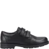 Hush Puppies BARRY Boys School Shoes Black sold by Shuperb