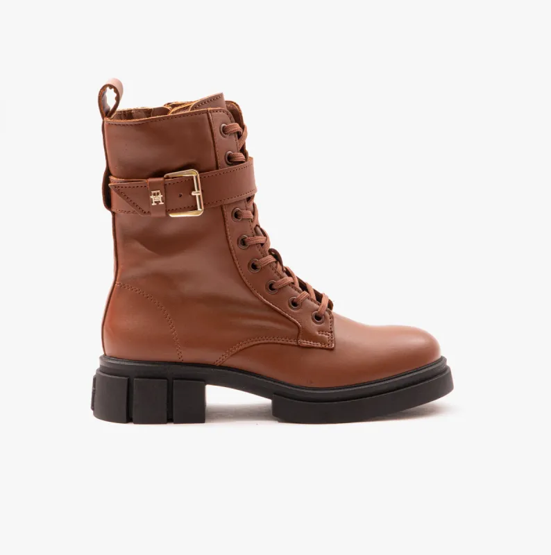 Tommy Hilfiger COOL FEMININE Womens Boots Natural Cognac sold by Shuperb