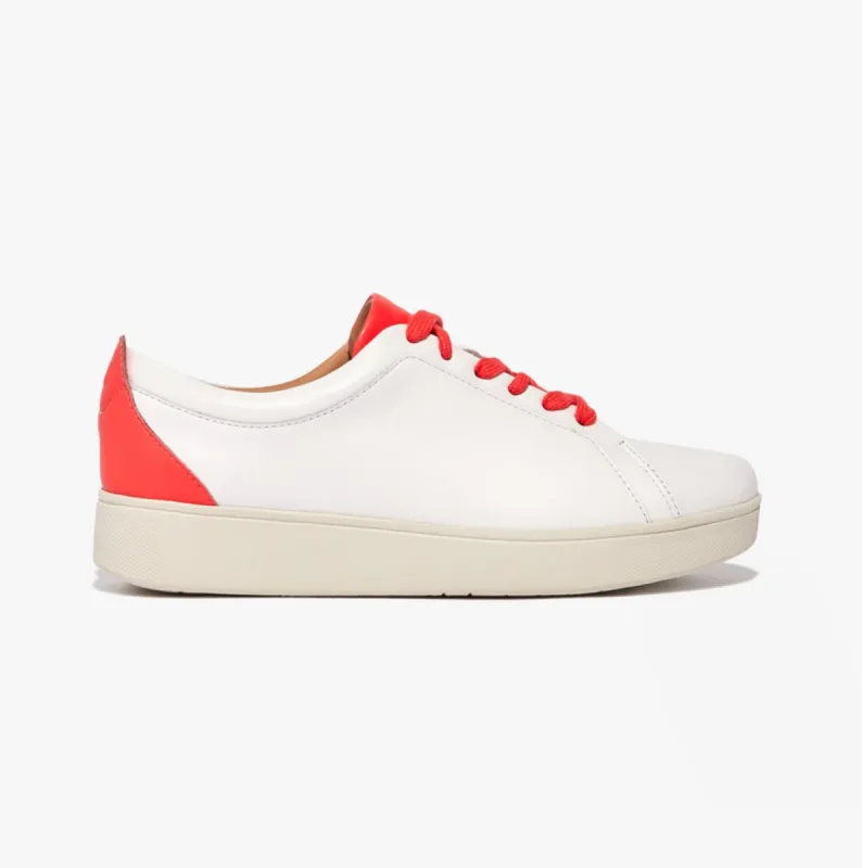 RALLY NEON-POP Ladies Trainers Urban White/Neon Orange sold by Shuperb