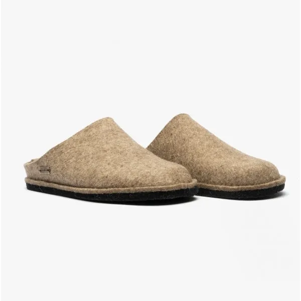 Haflinger SOFT Womens Wool Slippers Taupe sold by Shuperb product image thumbnail 2