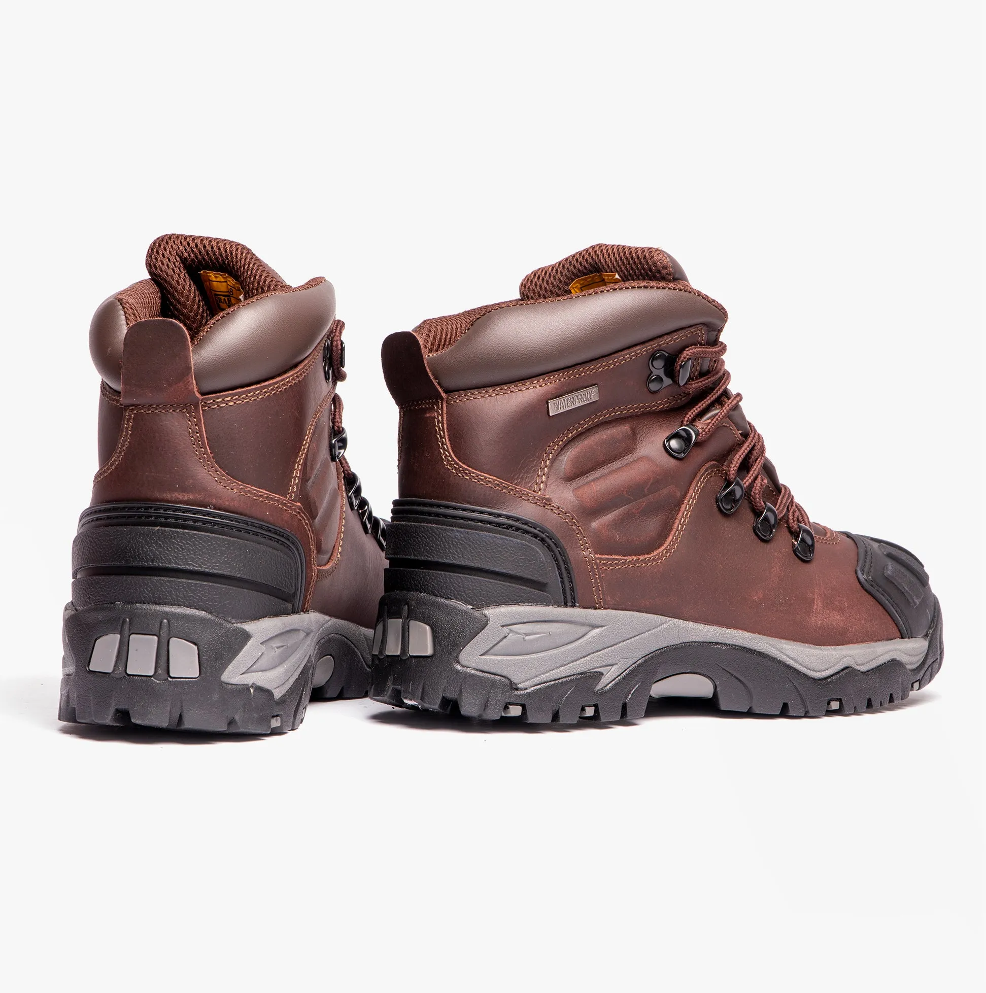 Grafters M514B Mens Leather Safety Boots Brown sold by Shuperb product image thumbnail 3