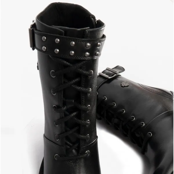 Harley Davidson ADINA Womens Leather Boots Black sold by Shuperb product image thumbnail 3