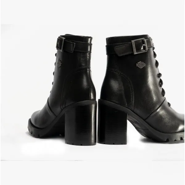 Harley Davidson ADINA Womens Leather Boots Black sold by Shuperb product image thumbnail 5