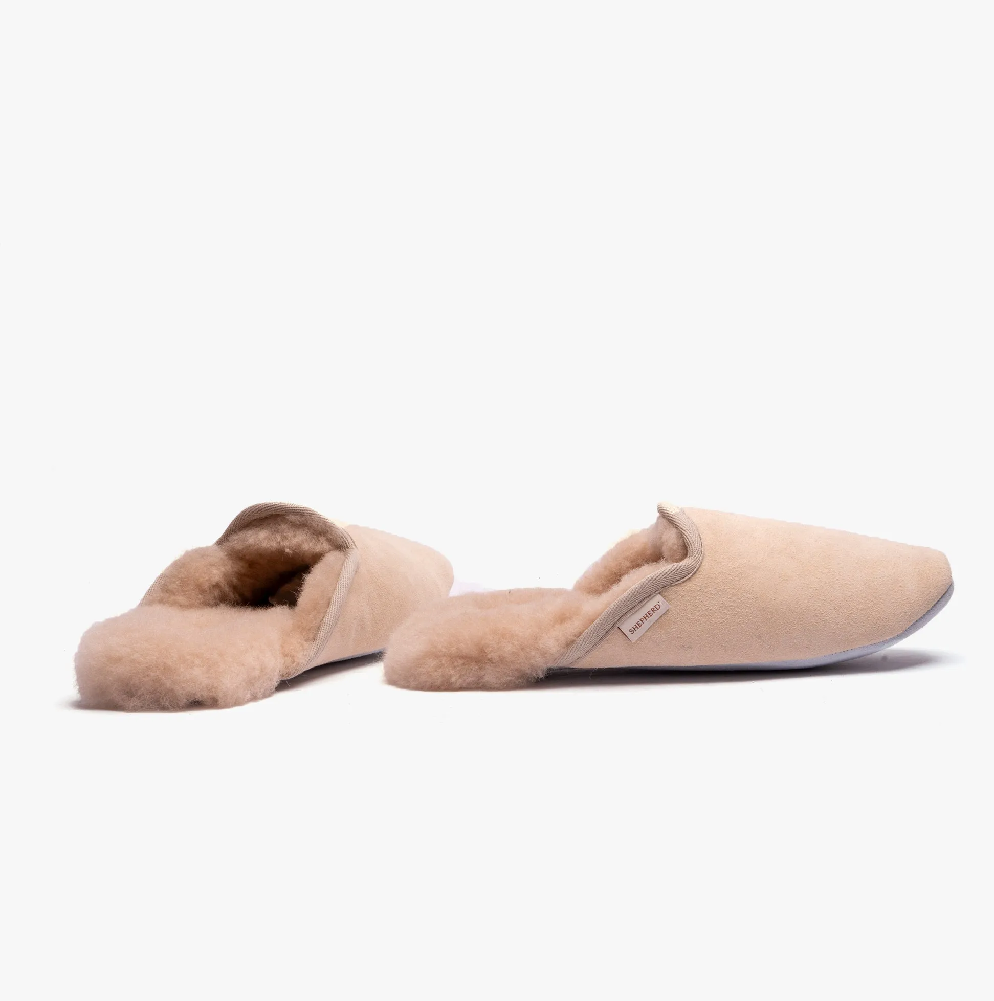 Shepherd CLEO Womens Sheepskin Mules Honey sold by Shuperb product image thumbnail 3