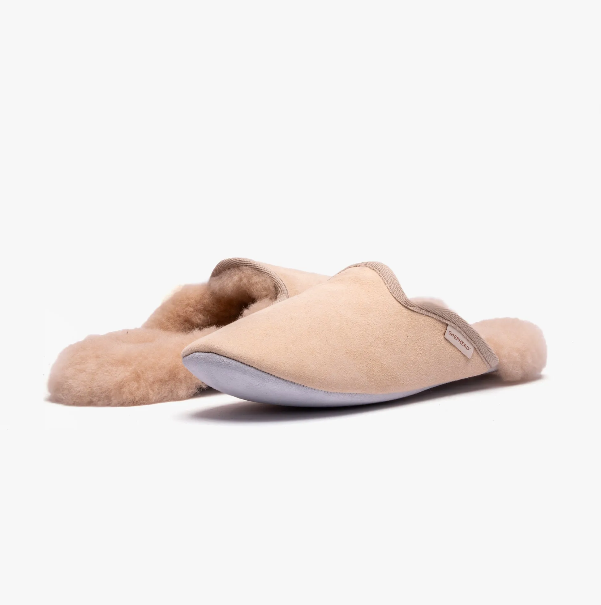 Shepherd CLEO Womens Sheepskin Mules Honey sold by Shuperb product image thumbnail 4
