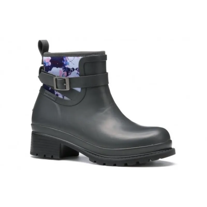 LIBERTY Ladies Neoprene Ankle Boots Grey made by Shuperb