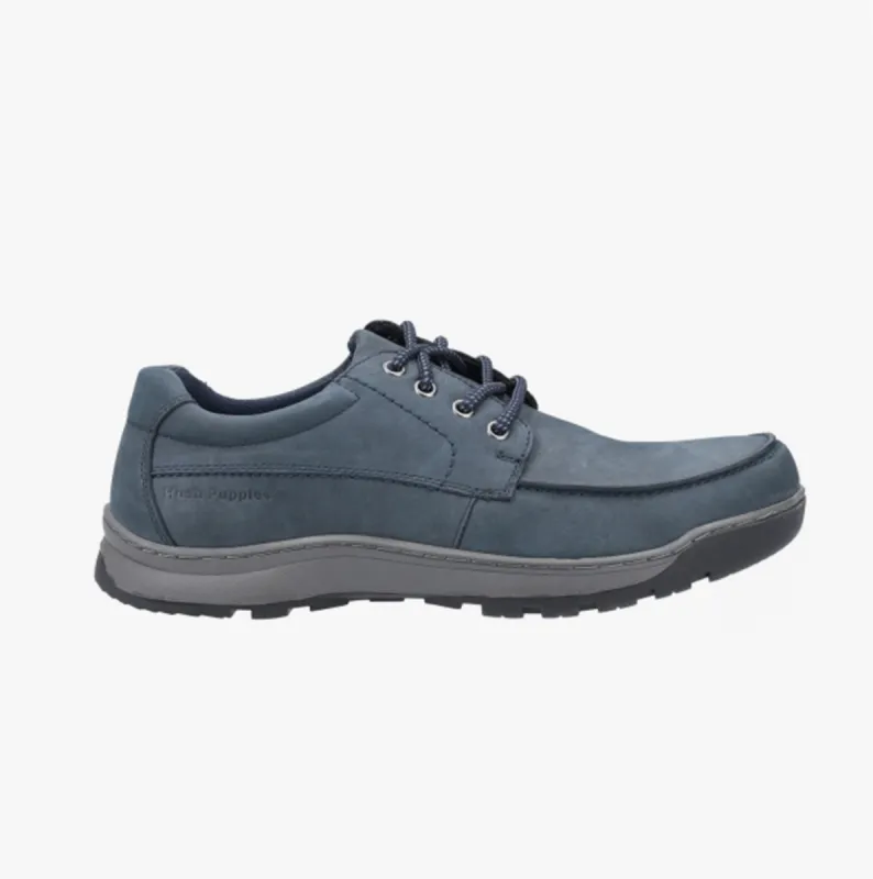 Hush Puppies TUCKER LACE Mens Nubuck Casual Shoes Navy sold by Shuperb