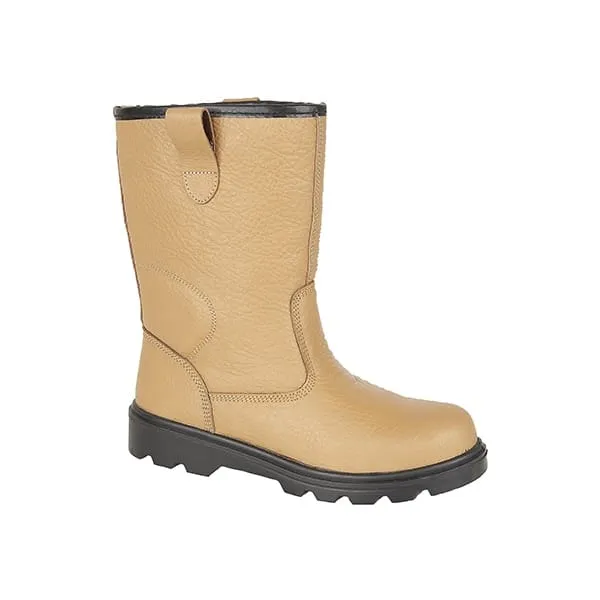 Grafters M020BSM Unisex Rigger Safety Boots Tan sold by Shuperb product image thumbnail 2