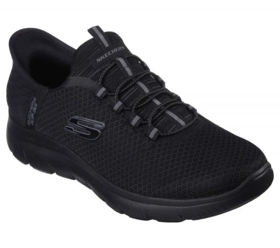 Skechers 232457/BBK SLIP-INS: SUMMITS-HIGH RANGE Mens Trainers Black sold by Shuperb