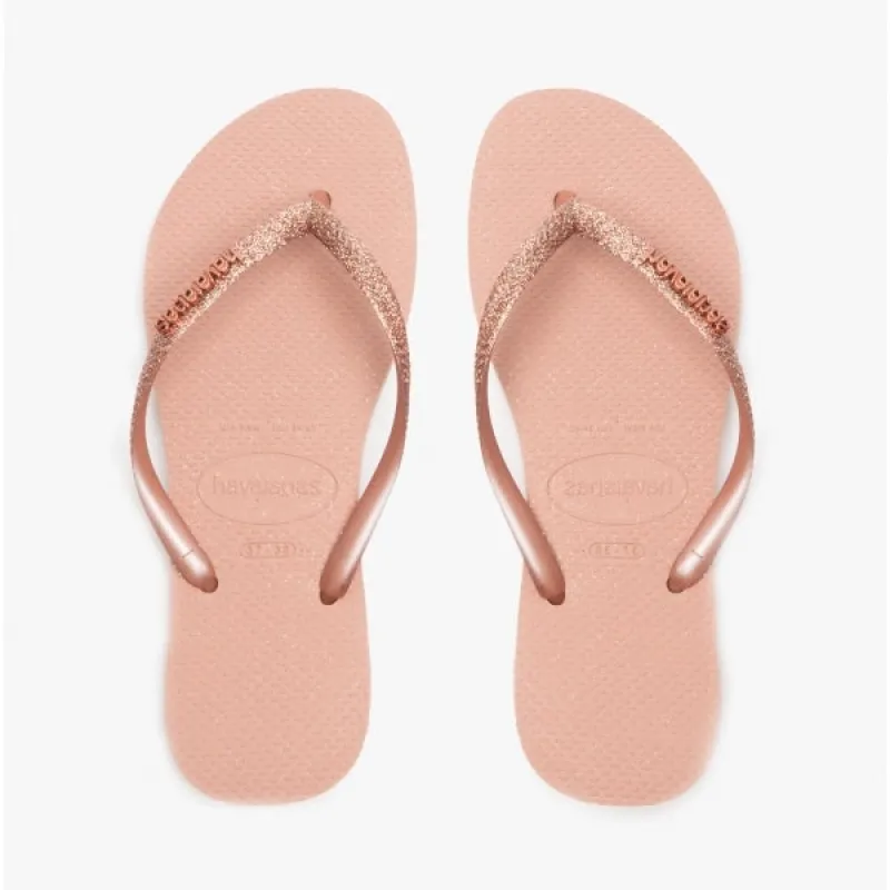 HAV SLIM GLITTER II Ladies Flip Flops CROCUS ROSE sold by Shuperb