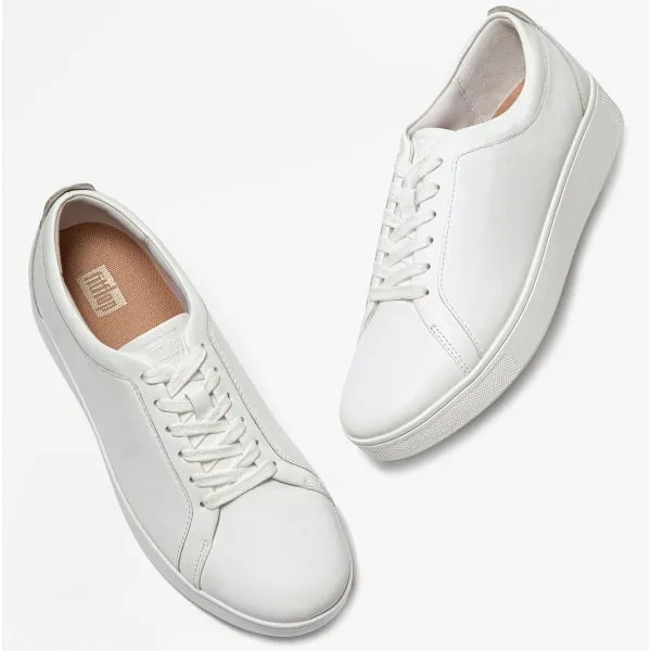 FitFlop RALLY Womens Leather Trainers Urban White sold by Shuperb product image thumbnail 2