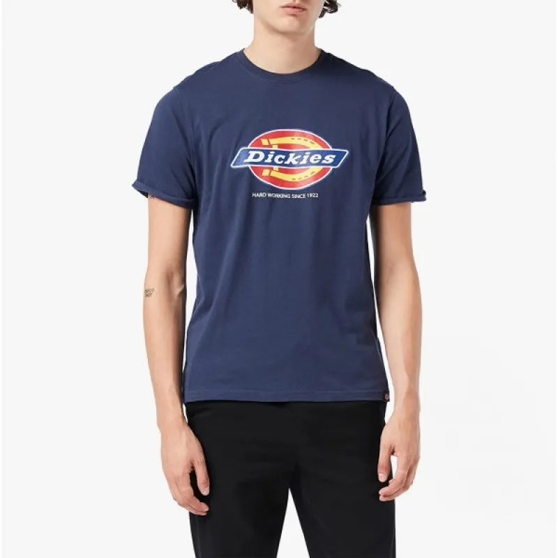 DENISON Mens Crew Neck T-Shirt Navy Blue sold by Shuperb