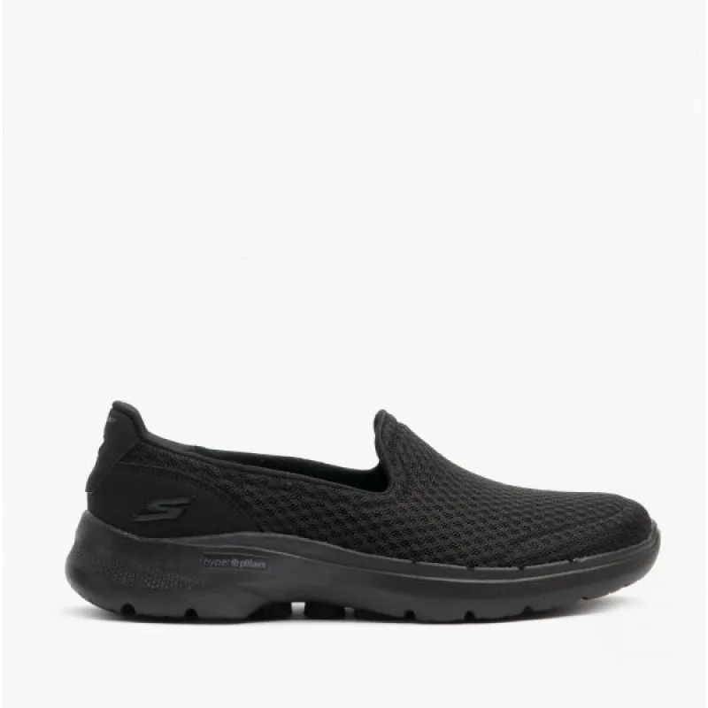 Skechers 124508/BBK GO WALK 6 BIG SPLASH Womens Slip On Trainers Black sold by Shuperb