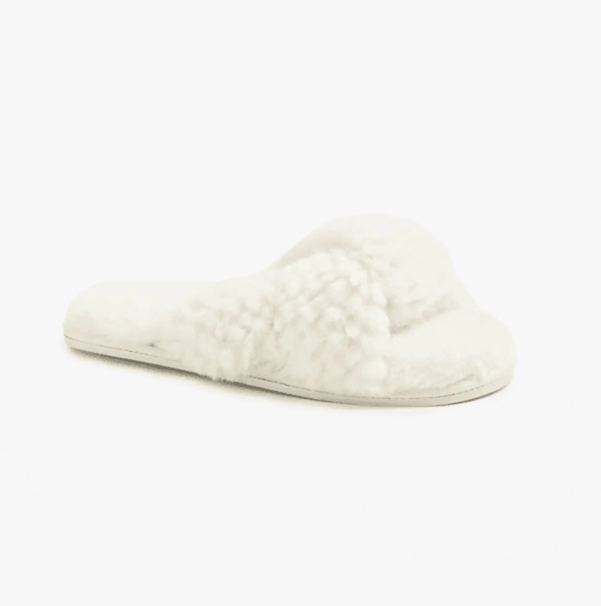 Bedroom Athletics NICKI Womens Faux Fur Slipper Sliders Cream sold by Shuperb product image thumbnail 3