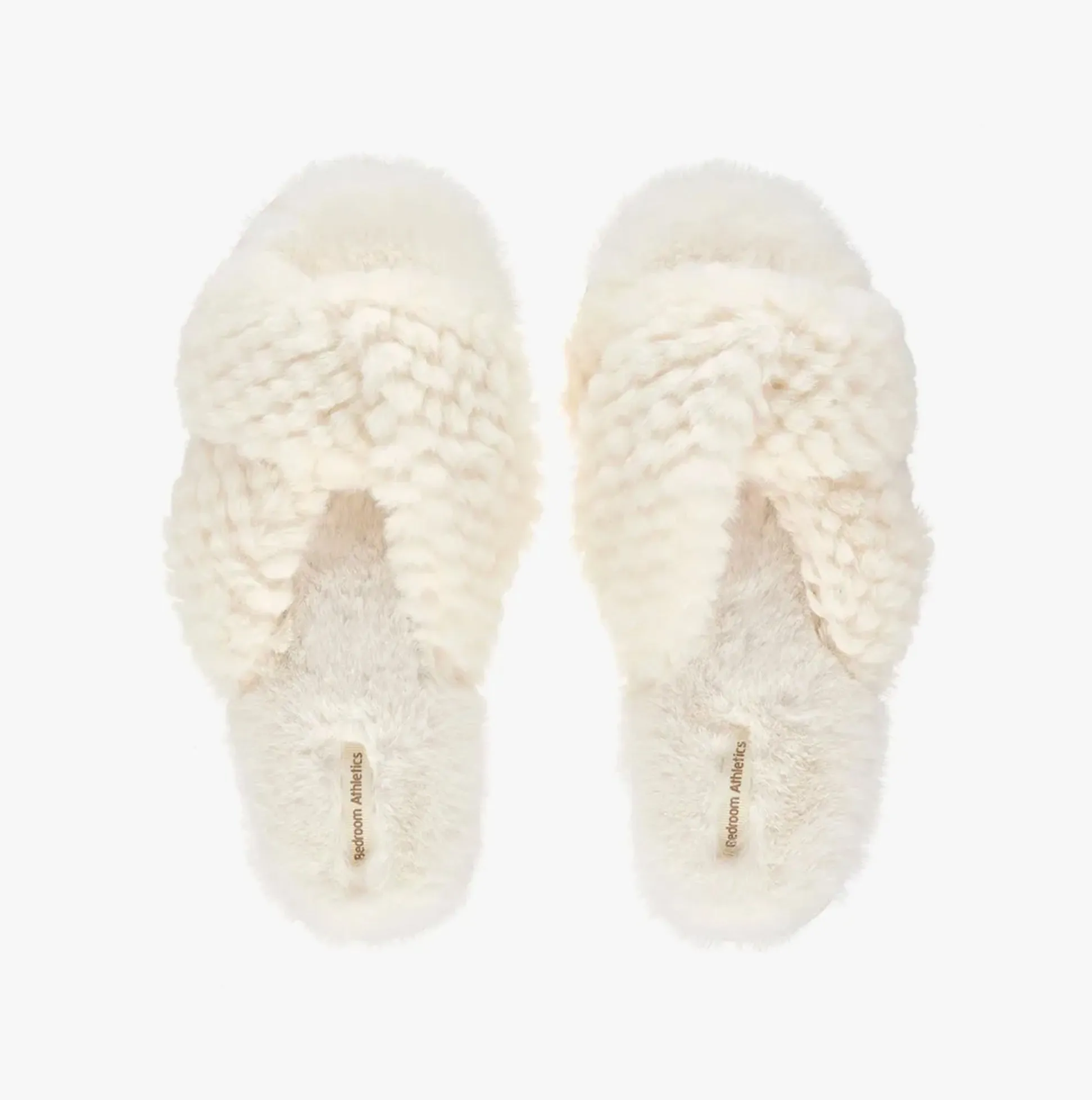 Bedroom Athletics NICKI Womens Faux Fur Slipper Sliders Cream sold by Shuperb product image thumbnail 2