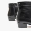 Club Cubano CAESAR Mens Leather Cuban Heel Boots Black sold by Shuperb