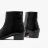 Club Cubano CAESAR Mens Leather Cuban Heel Boots Black sold by Shuperb