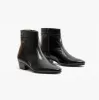 Club Cubano CAESAR Mens Leather Cuban Heel Boots Black sold by Shuperb