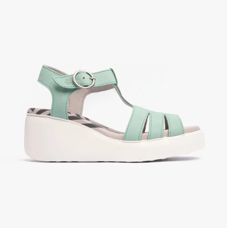 Fly London DUMA955FLY Womens Sandals Spearmint sold by Shuperb