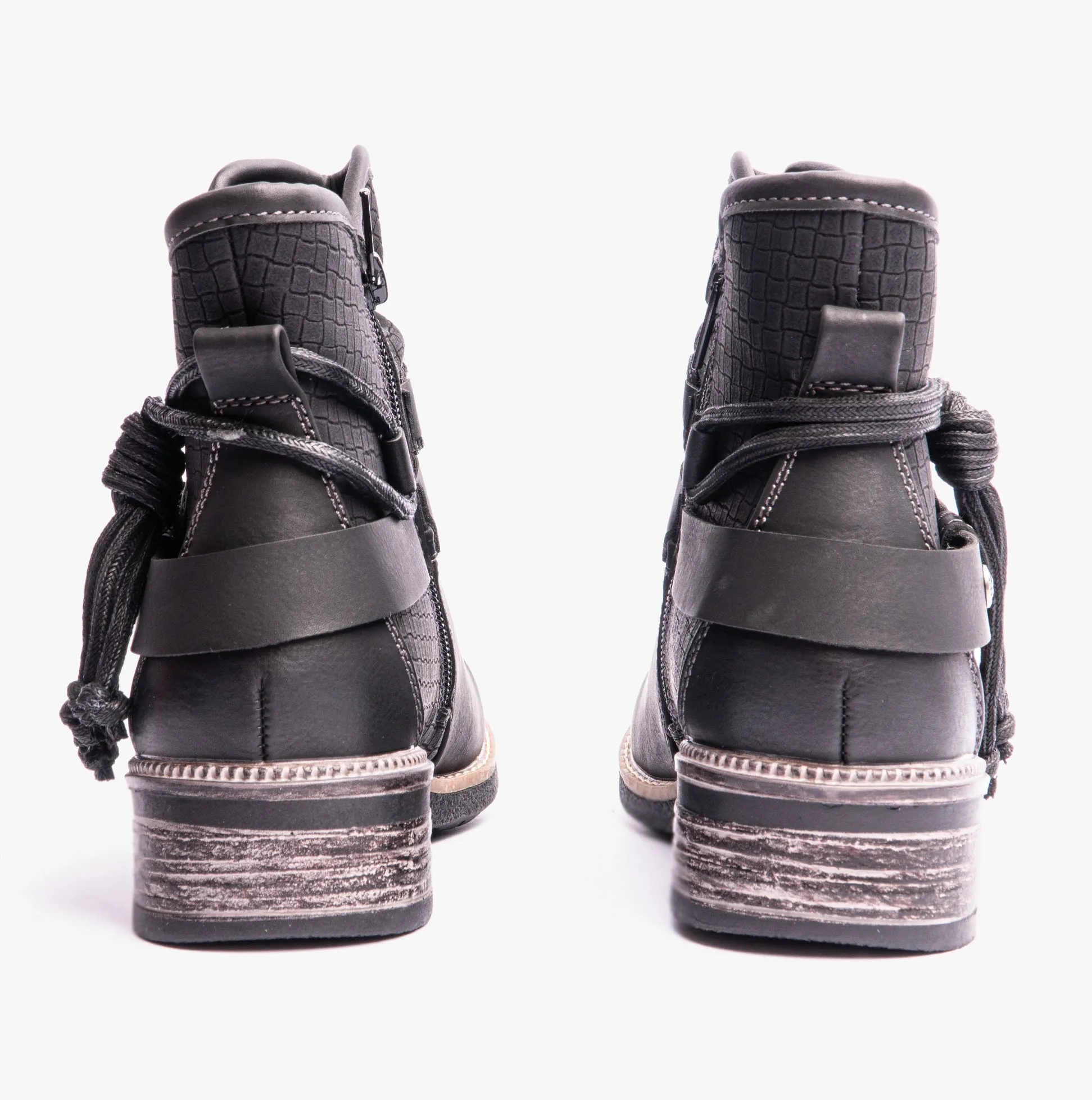 Rieker 94689-00 Womens Ankle Boots Black sold by Shuperb product image thumbnail 3