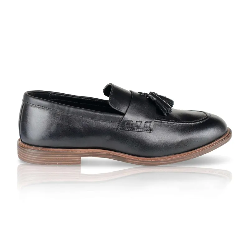 CHARLESTON Mens Loafers Black sold by Shuperb
