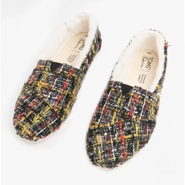 TOMS ALPARGATA Womens Boucle Espadrilles Black/Multi sold by Shuperb product image thumbnail 2