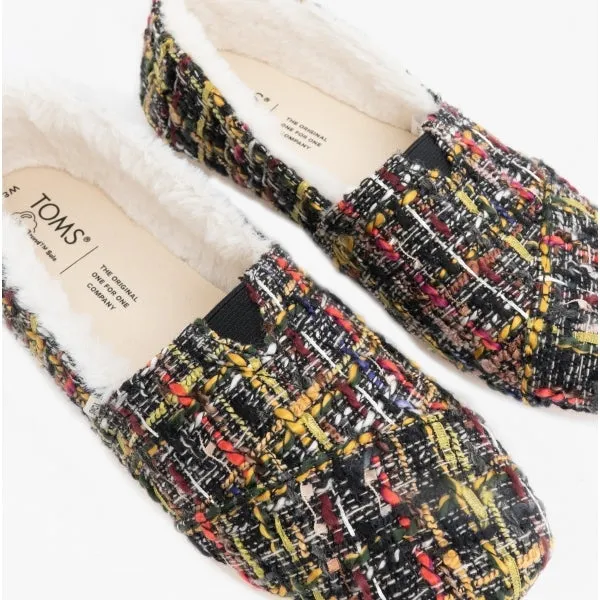 TOMS ALPARGATA Womens Boucle Espadrilles Black/Multi sold by Shuperb product image thumbnail 3