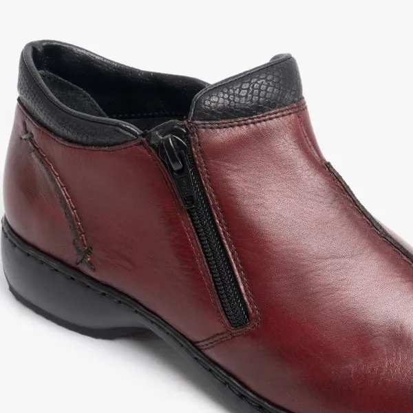 Rieker L3882-35 Womens Ankle Boots Red sold by Shuperb product image thumbnail 5