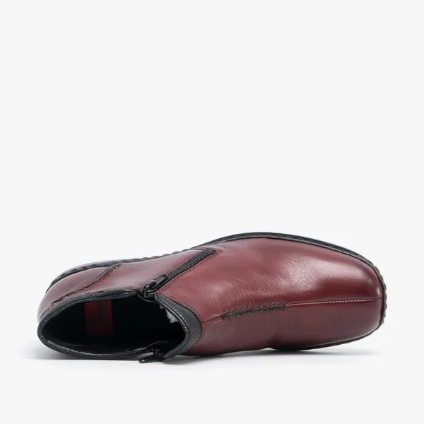 Rieker L3882-35 Womens Ankle Boots Red sold by Shuperb product image thumbnail 3