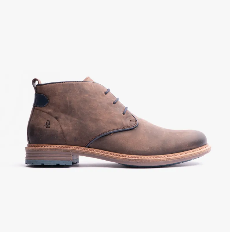 Hush Puppies JONAS Mens Boots Brown sold by Shuperb