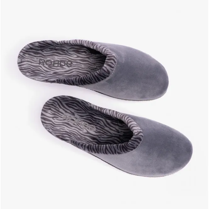 Rohde 2465-84 Womens Slippers Grey/Zebra sold by Shuperb product image thumbnail 5
