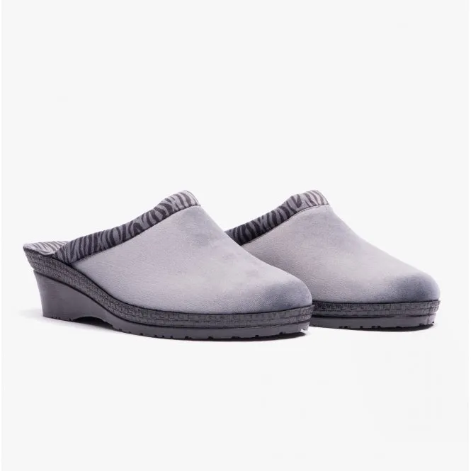Rohde 2465-84 Womens Slippers Grey/Zebra sold by Shuperb product image thumbnail 2