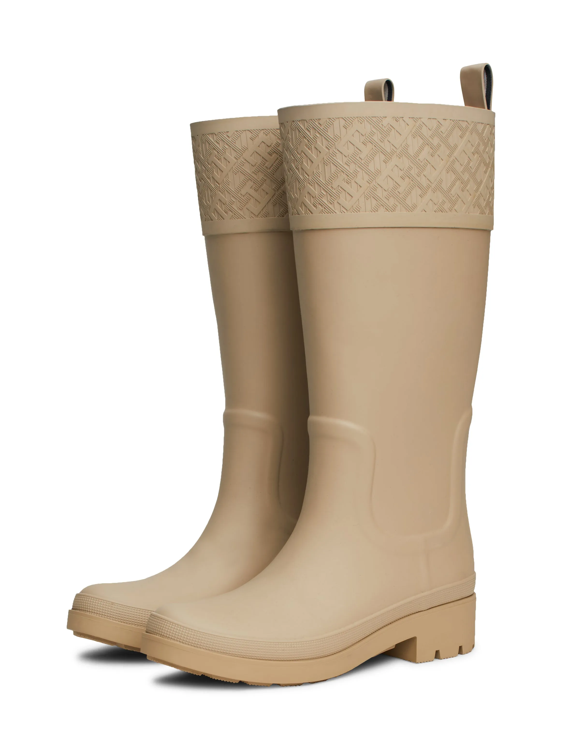 Tommy Hilfiger RUBBER Womens Welly Boots Beige sold by Shuperb product image thumbnail 3