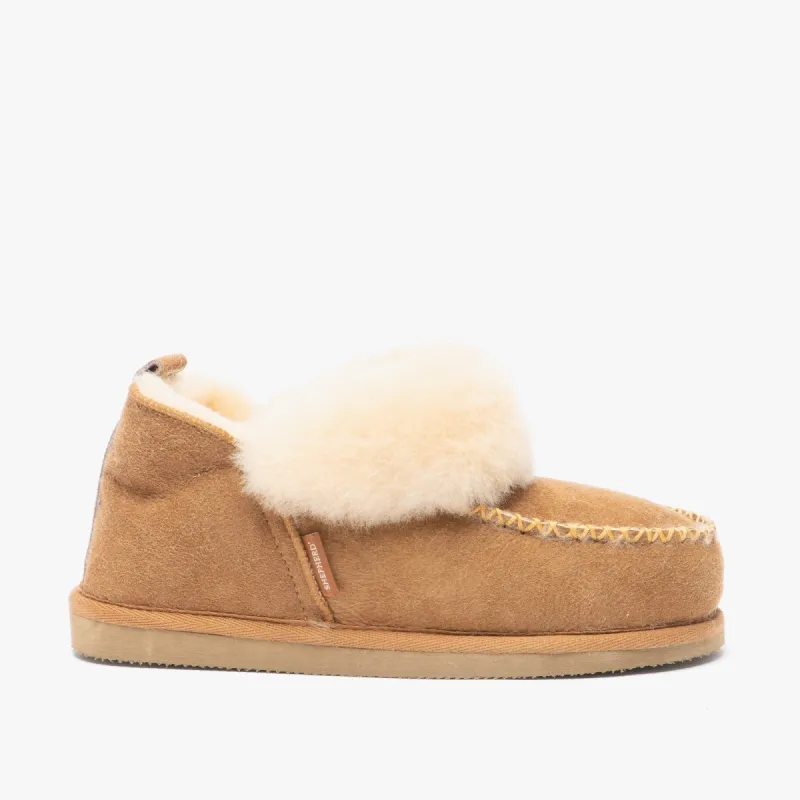 Shepherd ALBINA Womens Sheepskin Slipper Boots Chestnut sold by Shuperb