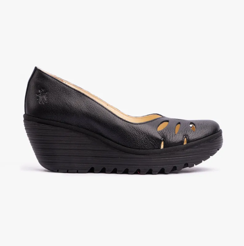 Fly London YUBI480FLY Womens Shoes Black sold by Shuperb